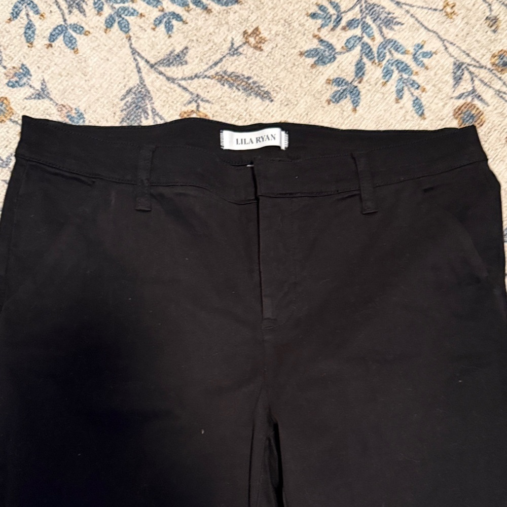 LILA RYAN Black Slim Stretch Trousers